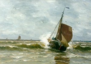 Aankomst van de Scheveningen