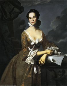 Mrs.daniel Hubbard (mary Greene) — John Singleton Copley, Neo-classical Style