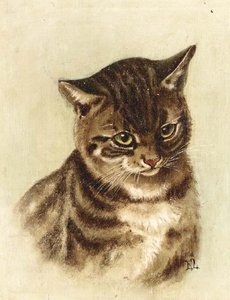 Portrait Of A Cat — Ernest Lawson