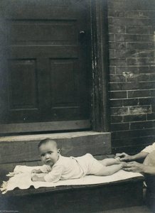 Baby on a Stoop, Kensington, Philadelphia