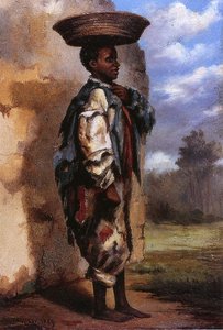 Negro Youth With Basket On Head (cuba) — William Aiken Walker