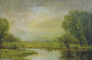 River Landscape — Robert Bruce Crane