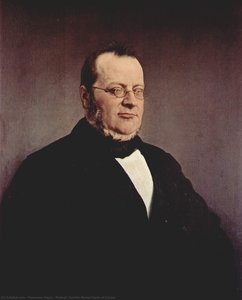 Portrait, Camillo Benso Conte Of Cavour — Francesco Hayez, Italian Romanticism