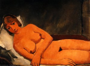 Reclining Nude — Paul Delvaux, Surrealist Dreamscapes