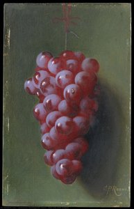 Still Life With Grapes — Carducius Plantagenet Ream, Classical Still Life
