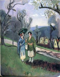 Gespräch Unter Den Olivenbäumen — Henri Matisse