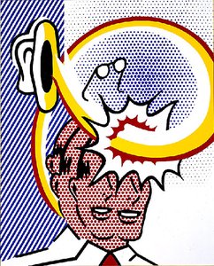 Coup De Chapeau (selbstporträt) — Roy Lichtenstein
