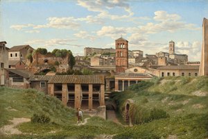 View Of The Cloaca Maxima, Rome — Christoffer Wilhelm Eckersberg