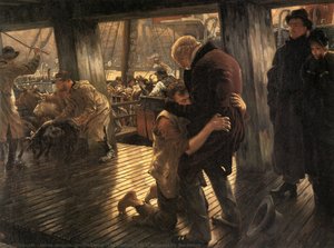 The Prodigal Son In Modern Life: The Return — Jacques Joseph Tissot, Contemporary Realism