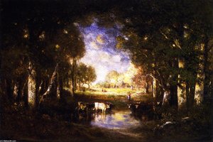 Pastoral Scene At Fontainebleau — Gilbert Munger