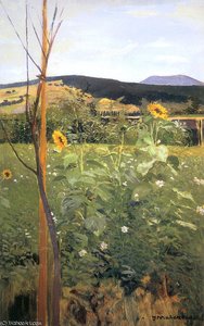 Sunflowers — Jacek Malczewski