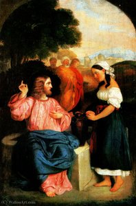 Christ And The Samaritan Woman — Karoly Brocky (charles Brocky)