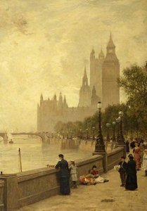 The Thames Embankment, London — James Aumonier