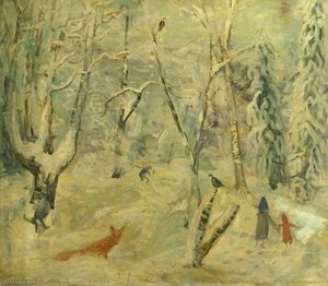 Paisaje Invernal — Julian Trevelyan, Impressionistic Landscape