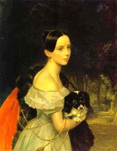 Portrait Of U. M. Smirnova — Karl Pavlovich Brulloff
