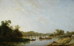 A View Of The Thames, With Eton Chapel — Sir Augustus Wall Callcott