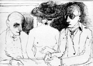 Page Of A Notebook — Paul Delvaux