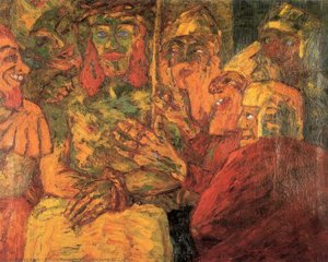 The Mocking Of Christ — Emile Nolde, Expressionism