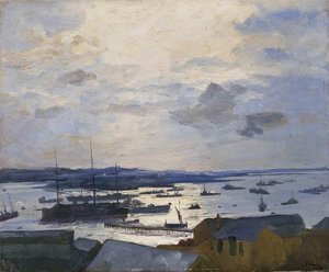 Parkestone: A Destroyer Base At Harwich — Sir John Lavery