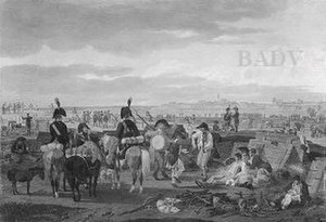 Camp Of Soldiers Near A River — Вильгельм Фон Кобелль