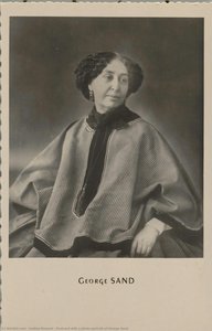 Postcard With A Photo Portrait Of George Sand — Gaëtan Roussel