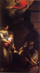 Miracolo Di San Carlo Borromeo — Guercino
