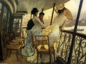 The Gallery Of H.m.s. 'calcutta' (portsmouth) — Jacques Joseph Tissot