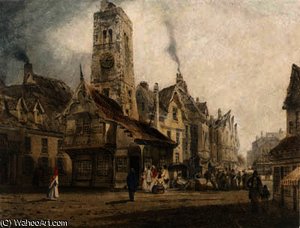 View of a market square