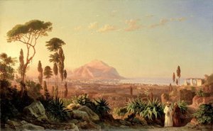 Palermo With Mount Pellegrino — Carl Wilhelm Goetzloff
