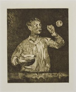 L'enfant Aux Bulles De Savon — Édouard Manet
