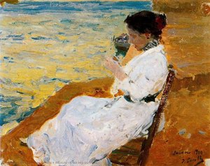 Shell In Jávea — Joaquín Sorolla Y Bastida, Impressionism