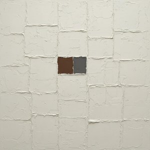 Monolithic Echoes Of Umber And Charcoal Within A Meditative Textured Relief — David Moreau