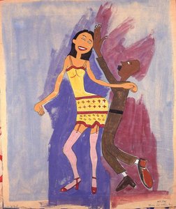 Dancer With Soldier Boy — William H. Johnson