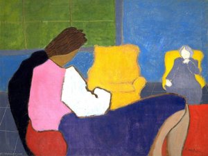 Sally And Sara — Milton Avery