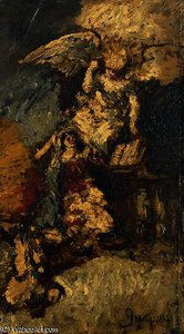 The Annunciation — Adolphe Joseph Thomas Monticelli