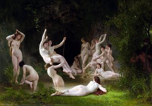 The Nymphaeum — William-adolphe Bouguereau