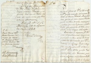 Volume 3, Page 568-571 / Runaway Indian From Santa Clara Mission; Urges Stricter Enforcement Of Laws, And Grazing Limits\n\npage 1 — Žosé Marija Estudilo I Urkizu