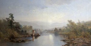 River Scene — William Widgery