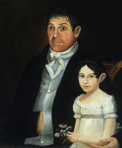 Portrait of William Carr of Carr’s Hill, Athens, GA, and His Daughter