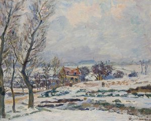 L'hiver À Crozant — Ferdinand Guillaumin