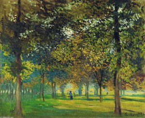 The Allee Du Champ De Foire At Argenteuil — Claude Monet, Impressionism