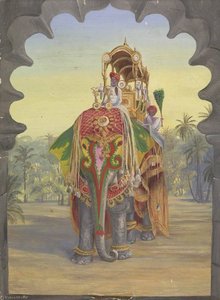 Zustandsäule, Baroda — Marianne North