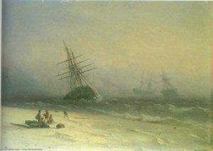 The Shipwreck On Northern Sea — Ivan Konstantinovich Aivazovsky