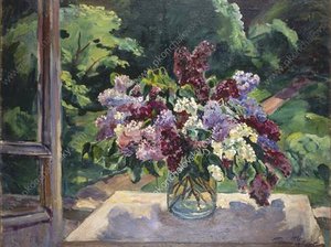 Still Life. Lilacs On The Window. — Pyotr Konchalovsky