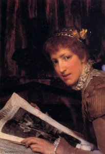 Interrupted — Lourens Alma Tadema