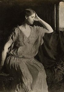 Woman In Grecian Gown, (painting) — Abbott Handerson Thayer