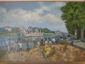 Défense de l'Oise à L'Isle Adam en 1870