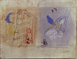 Estudio Para «el Sueño De Jacob» — Marc Chagall