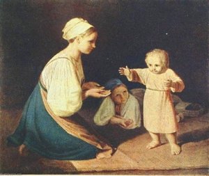 The First Steps — Alexei Venetsianov