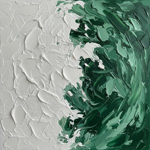 Fragmented Equilibrium: A Monolithic Study Of Impasto White And Verdant Motion — David Moreau